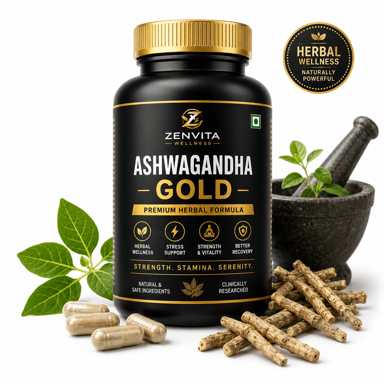 ZenVita Ashwagandha Gold Capsules